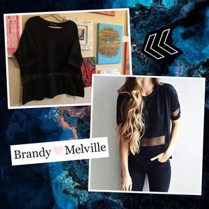 BRANDY MELVILLE 🖤 Mesh Top
